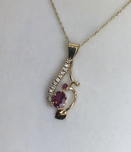 Load image into Gallery viewer, Ruby and Diamond Necklace