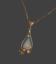 Load image into Gallery viewer, Opal Lily Pendant