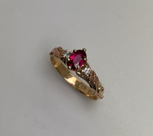 Load image into Gallery viewer, Ruby Mixed Gold Ring