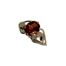 Load image into Gallery viewer, Hessionite Garnet Ring