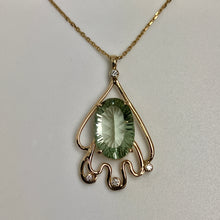 Load image into Gallery viewer, Prasiolite Rain Cloud Pendant