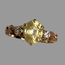 Load image into Gallery viewer, Yellow Sapphire Ring