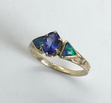 Load image into Gallery viewer, Tanzanite and Opal Ring