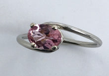 Load image into Gallery viewer, Pink Tourmaline Bypass Ring