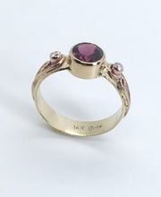 Load image into Gallery viewer, Rhodalite Garnet and Diamond Ring