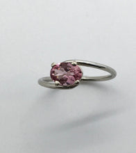Load image into Gallery viewer, Pink Tourmaline Bypass Ring
