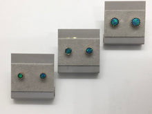 Load image into Gallery viewer, Australian Opal Gem Dot Post Earrings