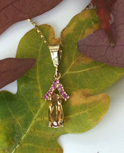 Load image into Gallery viewer, Imperial Topaz and Pink Sapphire Necklace