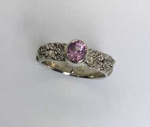 Load image into Gallery viewer, Pink Sapphire Dogwood Ring
