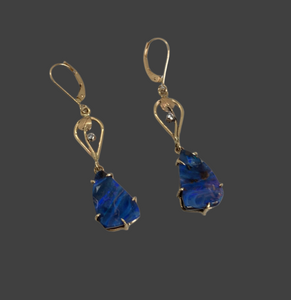 Boulder Opal Dangle Earrings