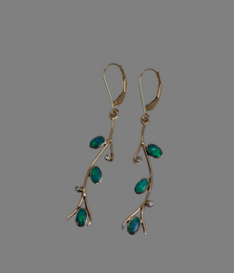 Opal Twig Earrings