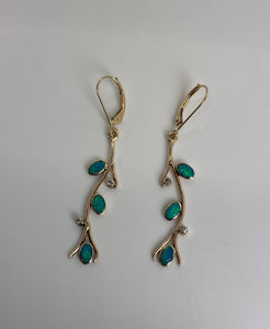 Opal Twig Earrings