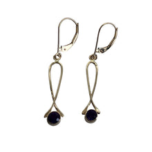 Load image into Gallery viewer, Amethyst Exclamation Point Pendant and Earrings Set

