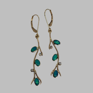 Opal Twig Earrings
