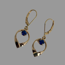 Load image into Gallery viewer, Sapphire Hug Earrings
