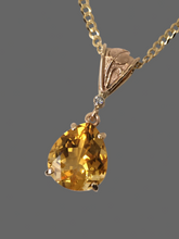 Load image into Gallery viewer, Large Citrine Pendant
