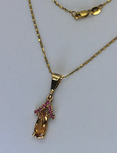 Load image into Gallery viewer, Imperial Topaz and Pink Sapphire Necklace
