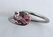 Load image into Gallery viewer, Pink Tourmaline Bypass Ring
