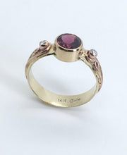 Load image into Gallery viewer, Rhodalite Garnet and Diamond Ring
