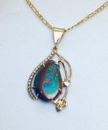Koroit Nut Boulder Opal Necklace