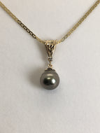 Tahitian Black Pearl Necklace