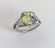 Sillimanite Ring with Tanzanite